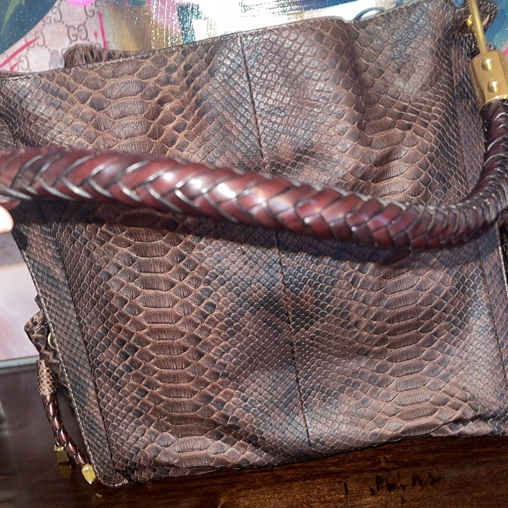 Michael Kors Collection Python Skorpios Bag - Picture 12 of 14